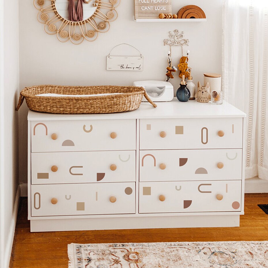 Nursery Wall Decals Geometric Abstract