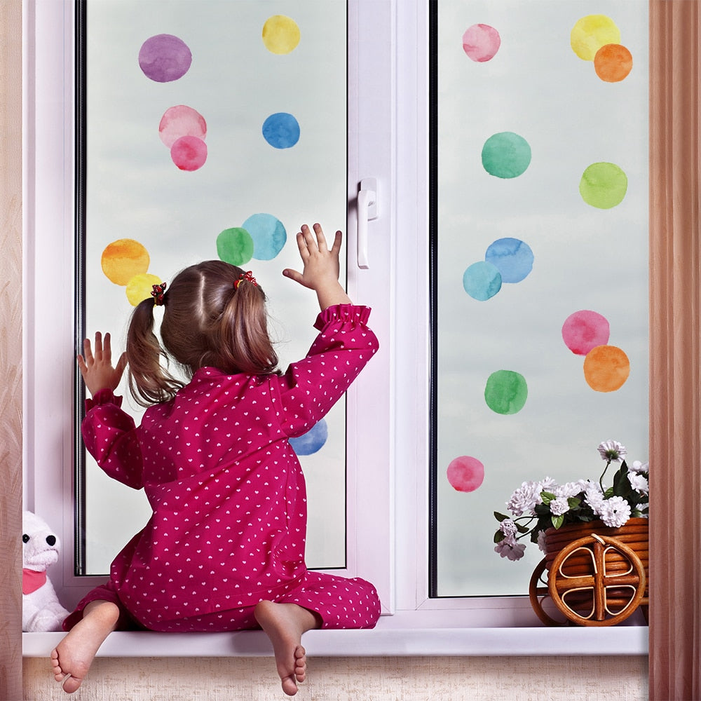 Pattern Wall Decals Polka Dot Styles