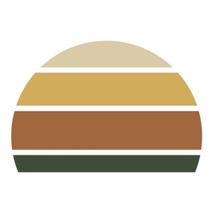 Boho Wall Decal Rising Sun Abstract