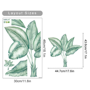 Nursery Wall Decals Plants Cute African Animals