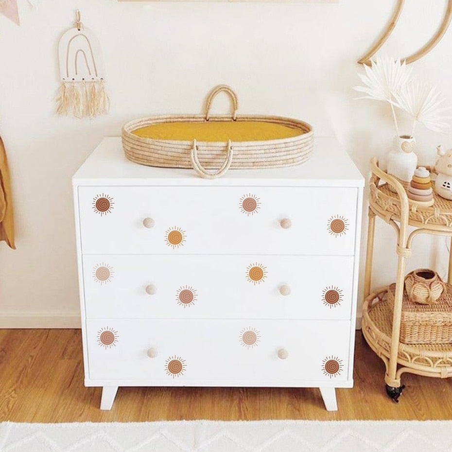 Cartoon Wall Decals Sun Designs