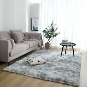 Monochromatic Fluffy Thick Area Rug