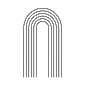 Bohemia Wall Decal Large Arch Rainbow