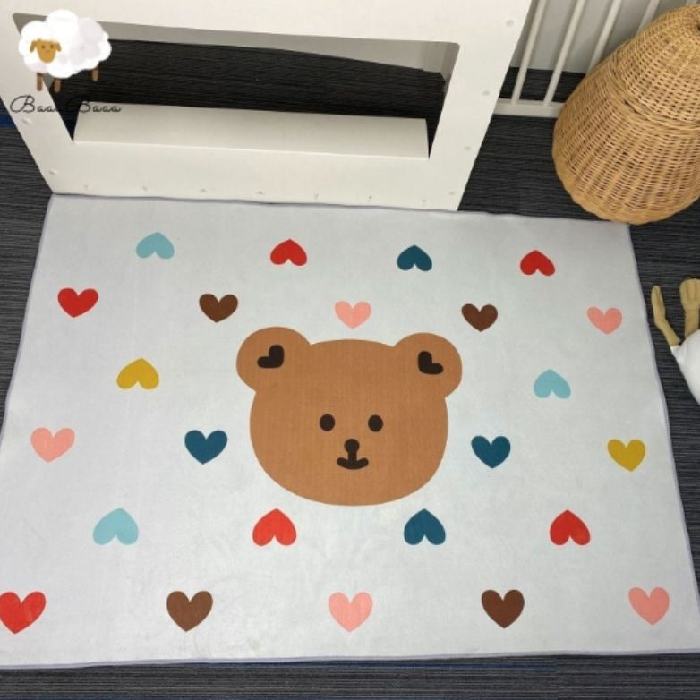 Nursery Area Rug Lovely Bear
