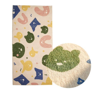 Nursery Area Rug Colorful Animals