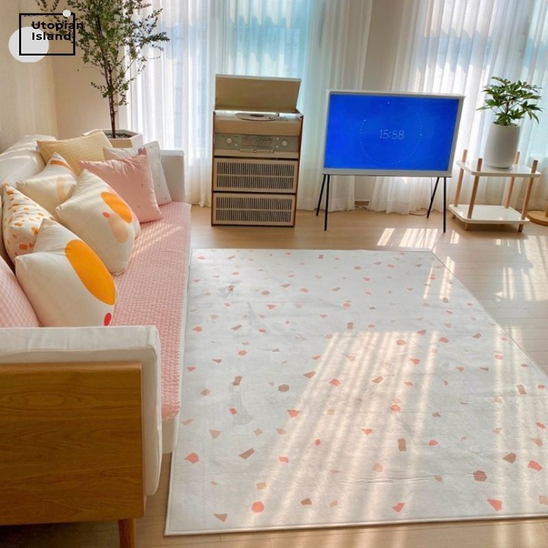 Pattern Area Rug Little Shapes