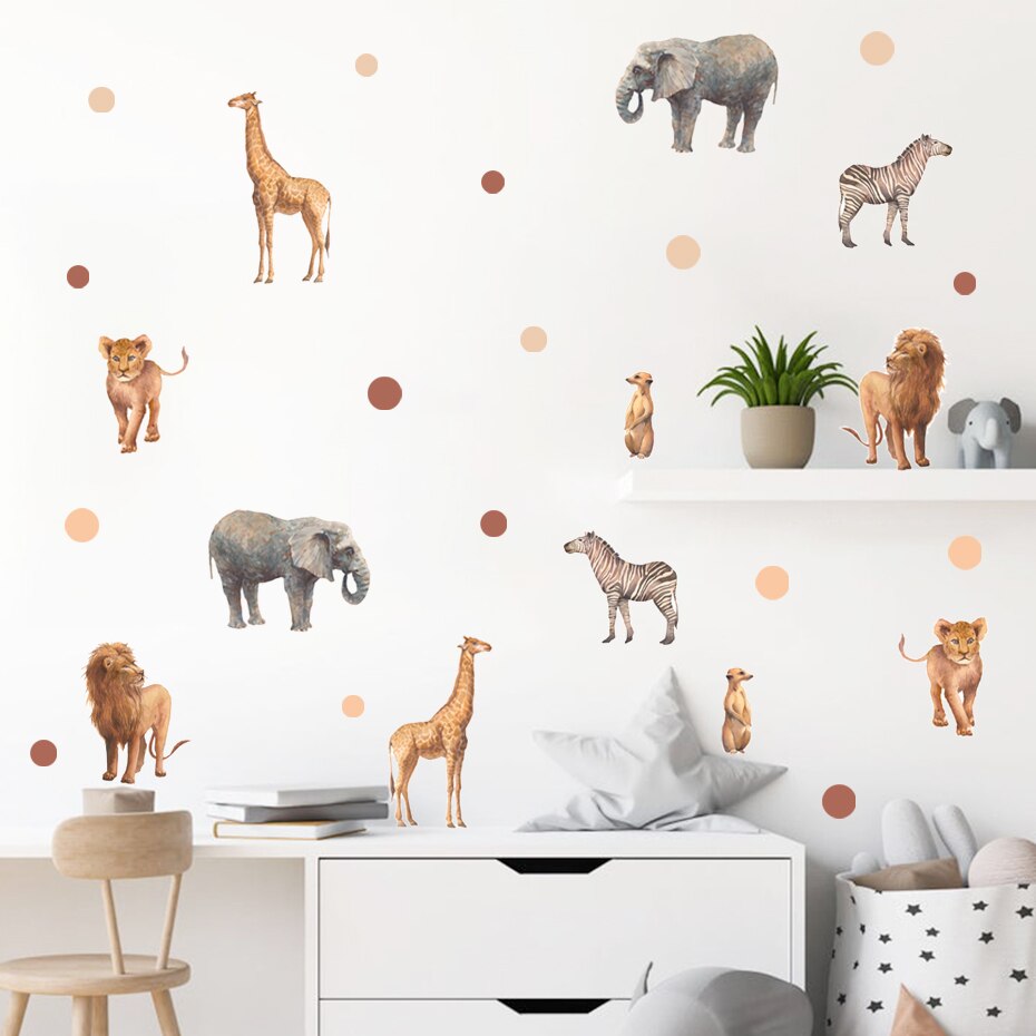 Wall Decals African Wild Animals