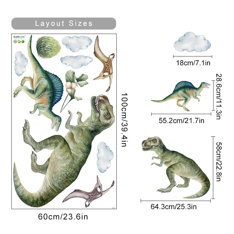 Wall Decals Tyrannosaurus And Dinosaurs