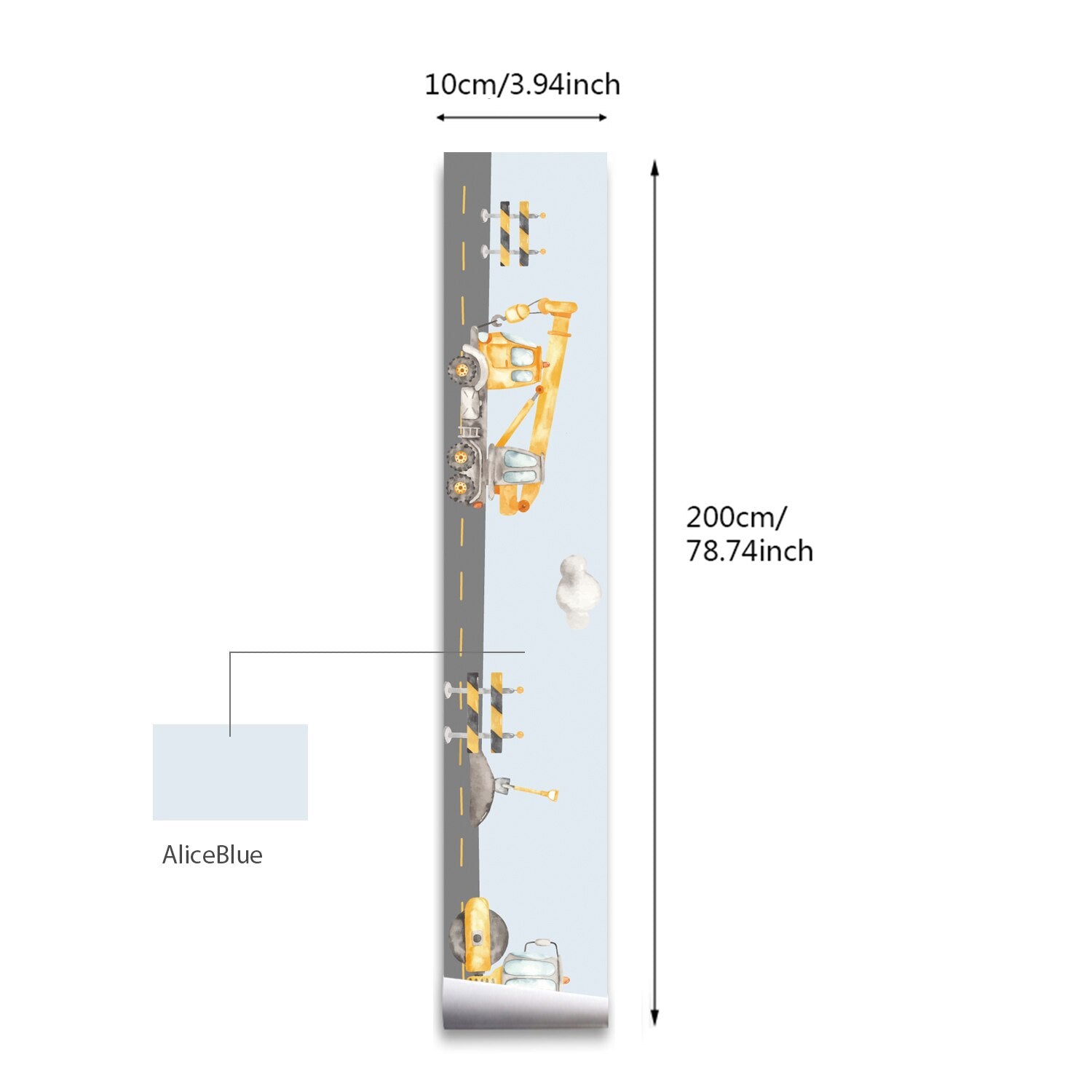 Border Cartoon Style Wall Decals