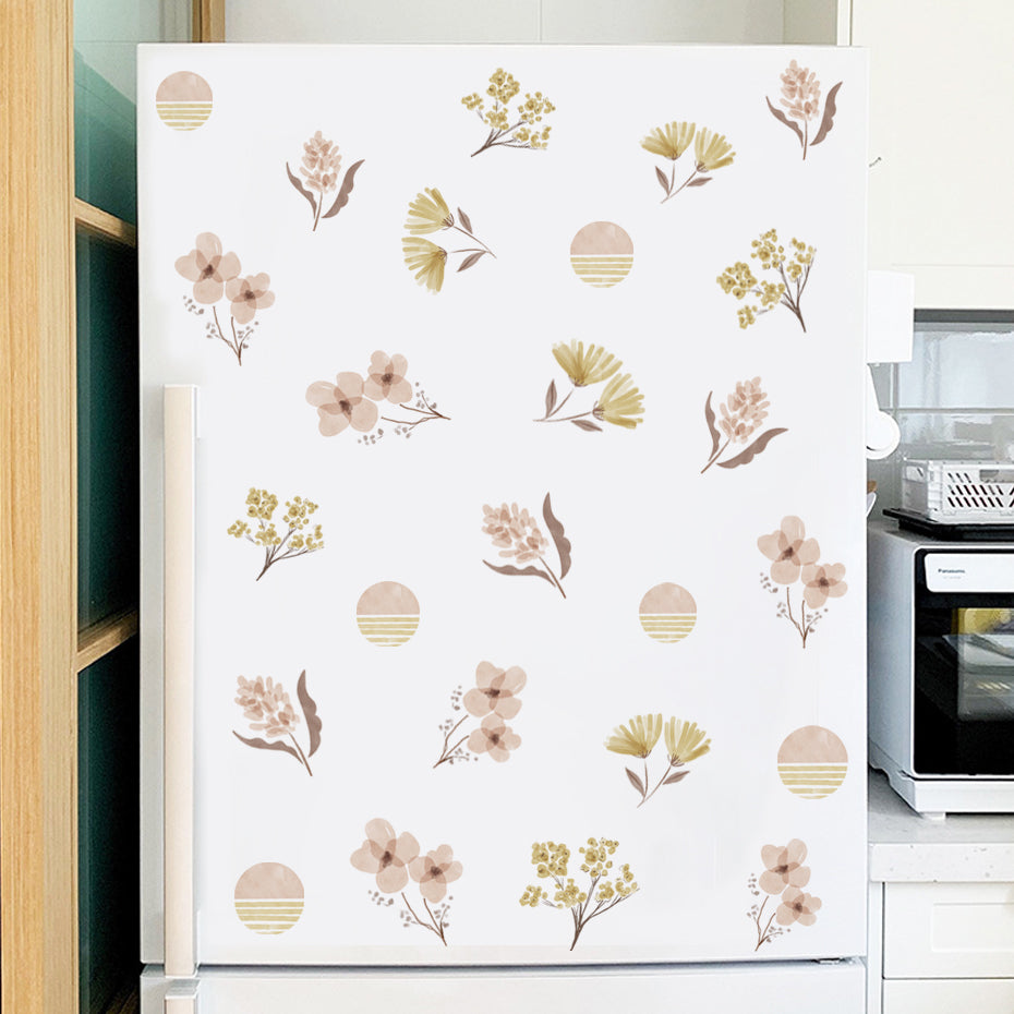 Nursery Wall Decals Bee Flowers