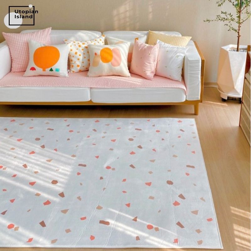 Pattern Area Rug Little Shapes