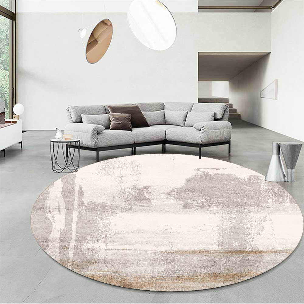 Modern Style Area Round Rug
