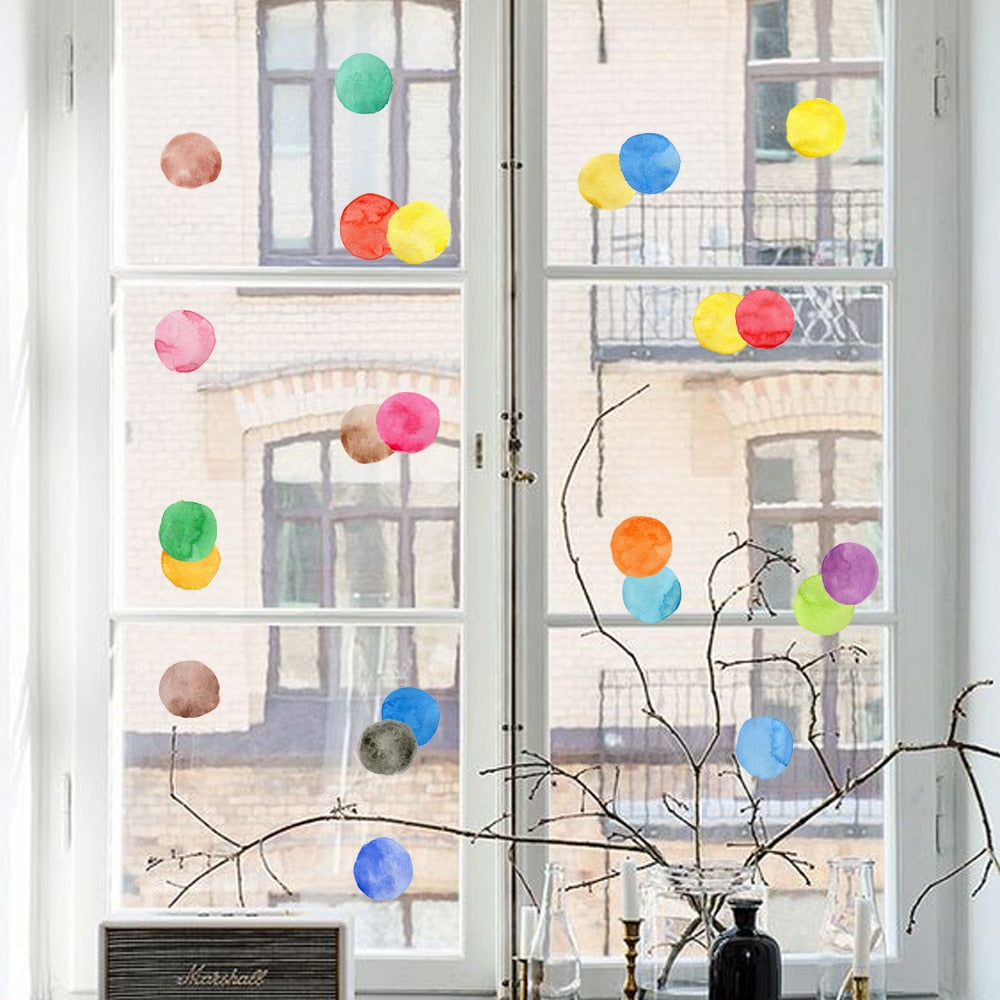 Pattern Wall Decals Polka Dot Styles