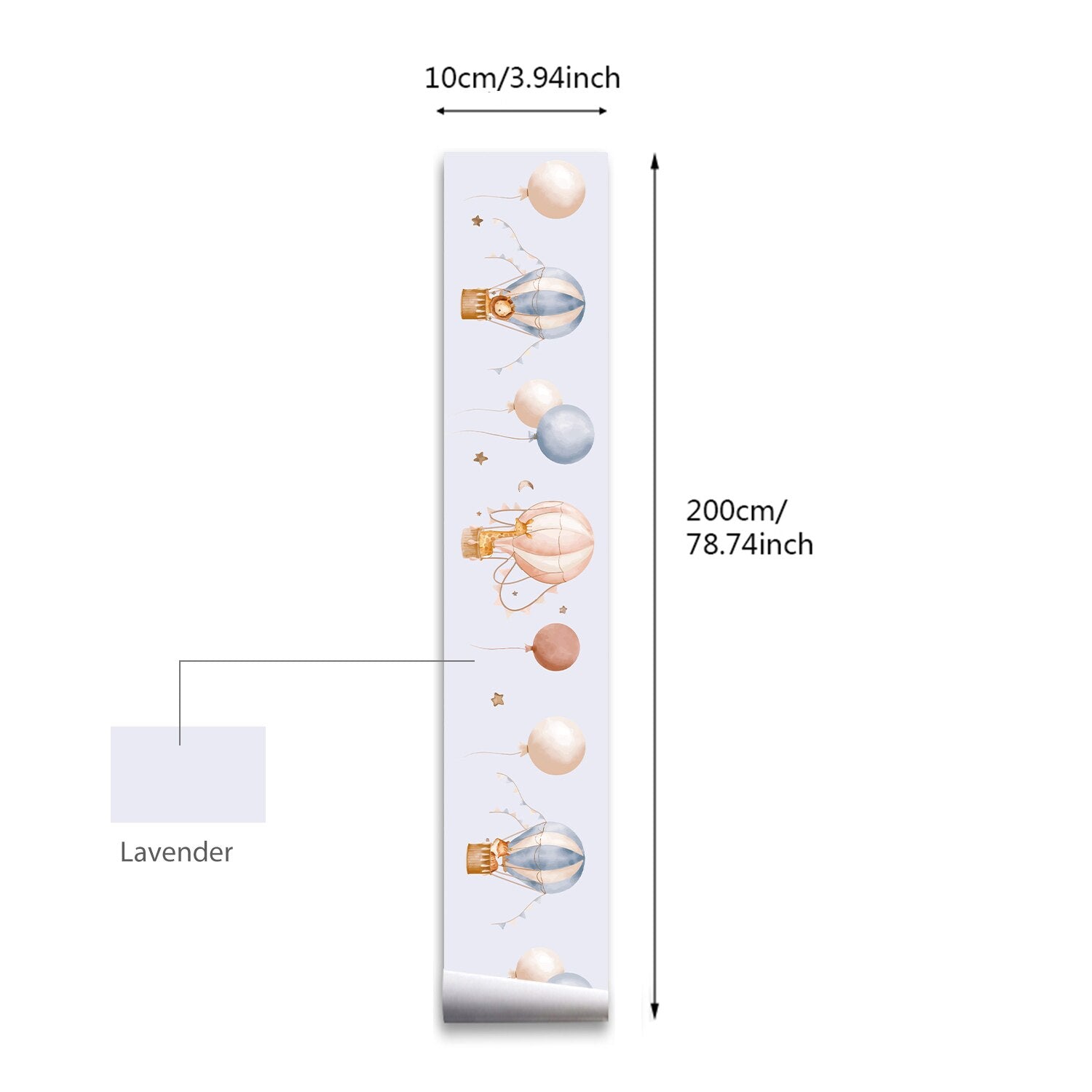 Border Cartoon Style Wall Decals