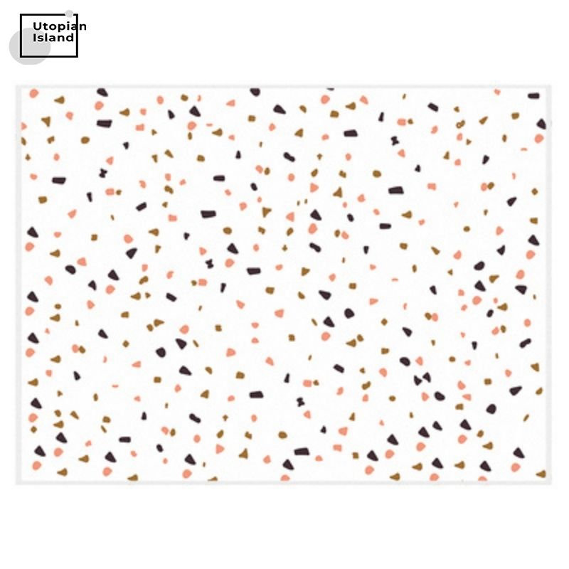 Pattern Area Rug Little Shapes