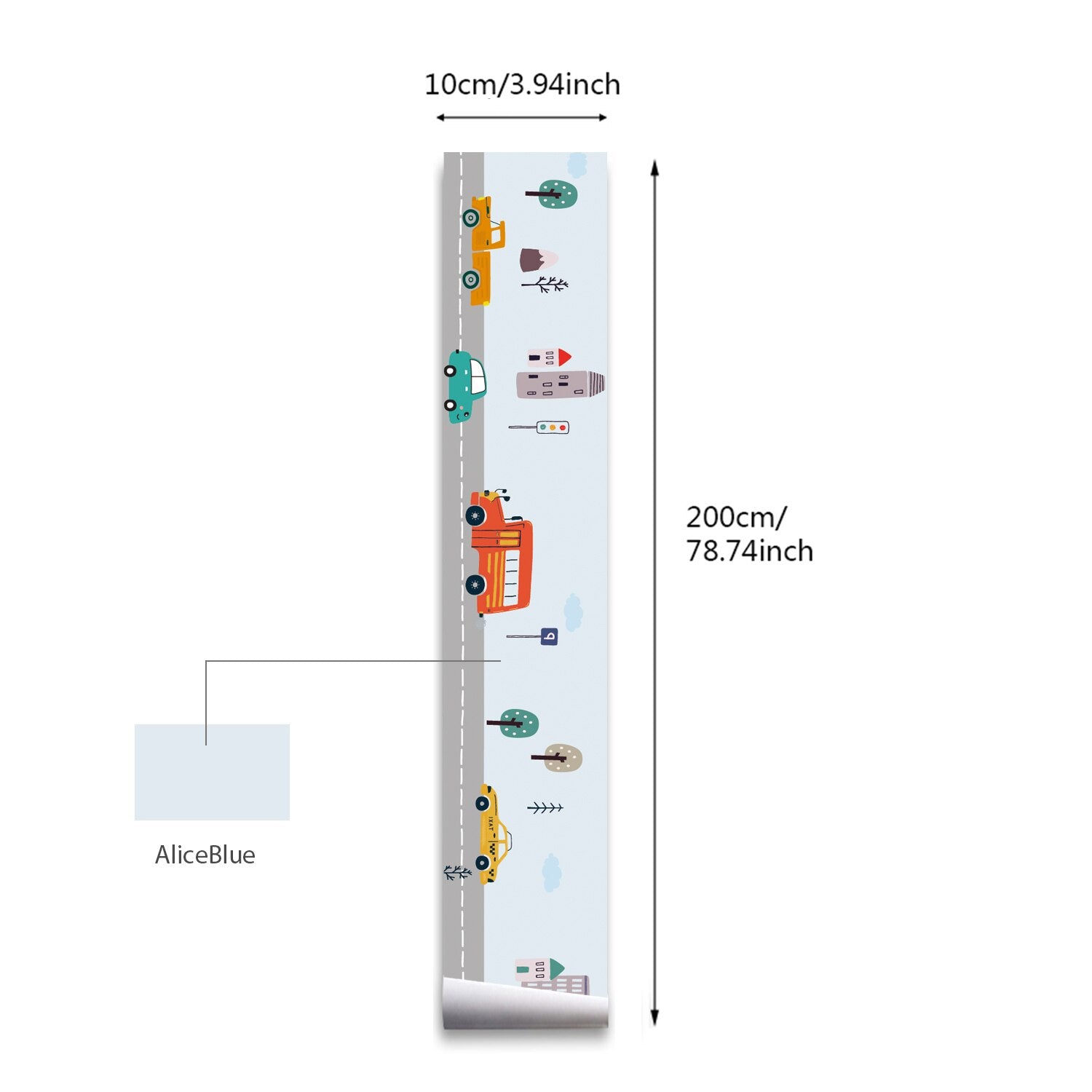 Border Cartoon Style Wall Decals