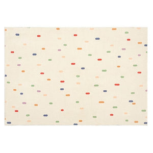 Area Rug Colorful Squared Pattern