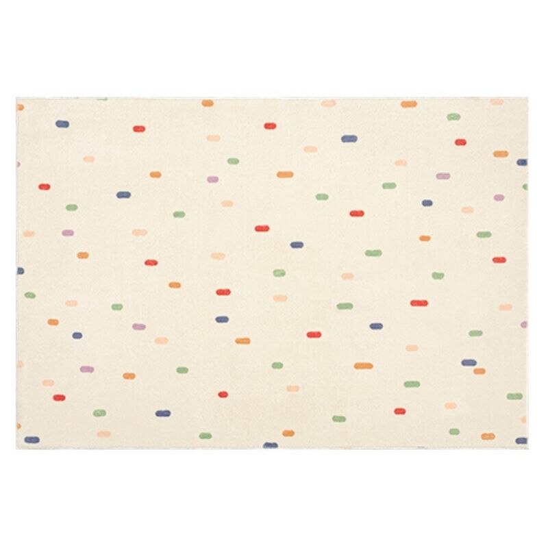 Area Rug Colorful Squared Pattern