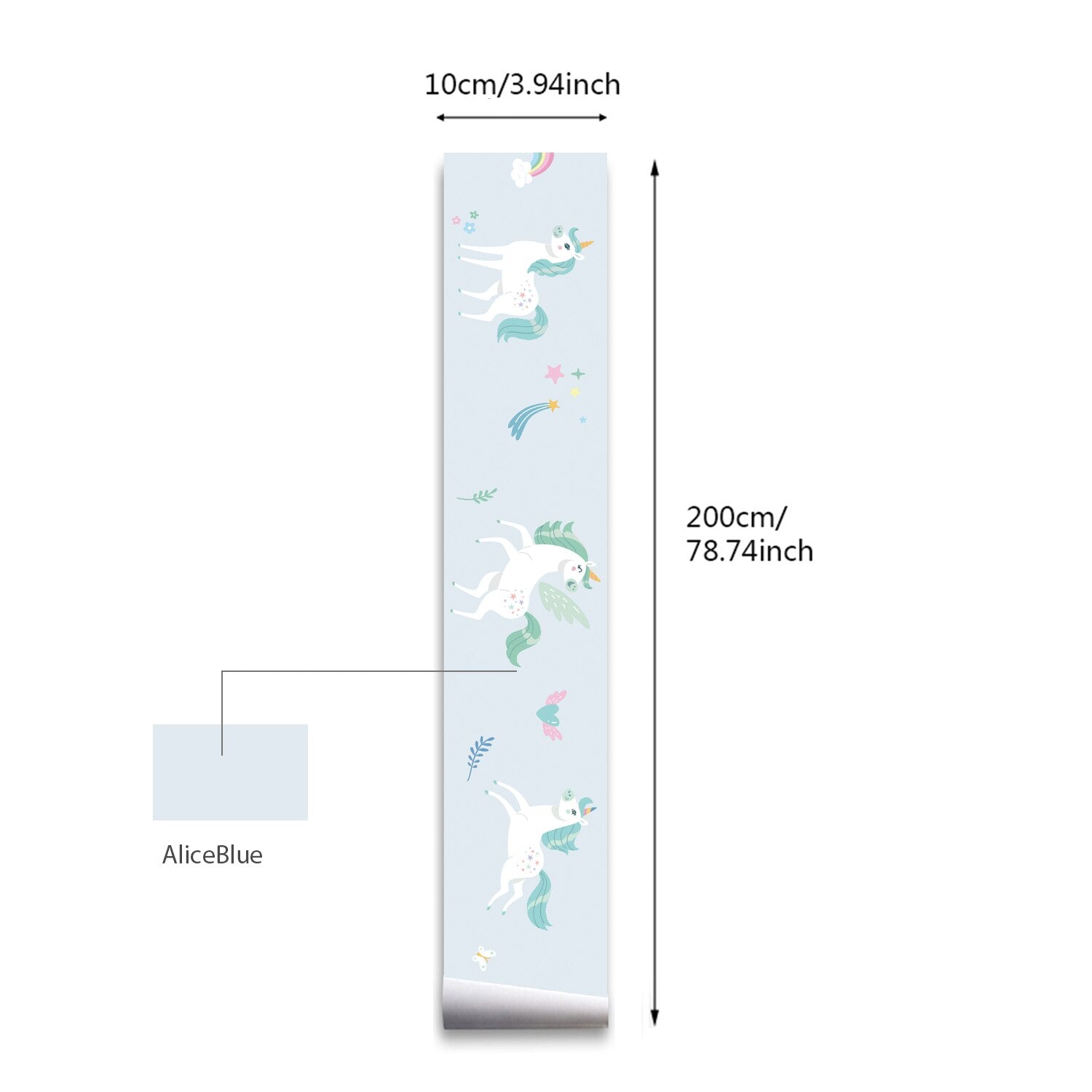 Border Cartoon Style Wall Decals