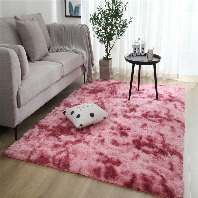 Monochromatic Fluffy Thick Area Rug