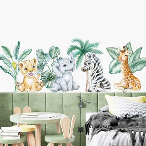 Animal Wall Decal Cute Animals