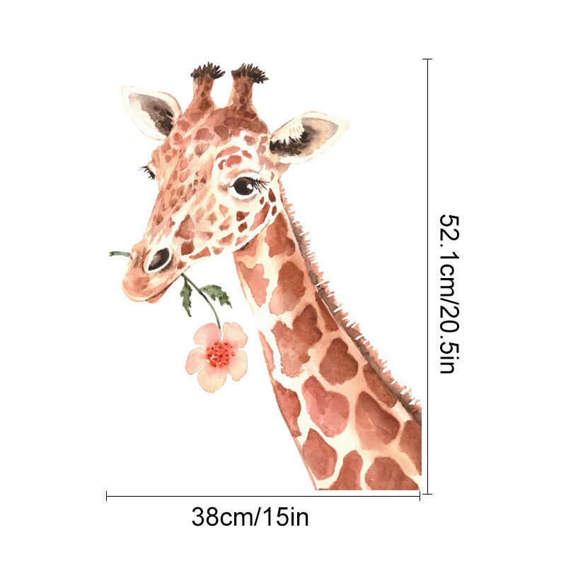 Nursery Wall Decal Cute Giraffe Polka Dots