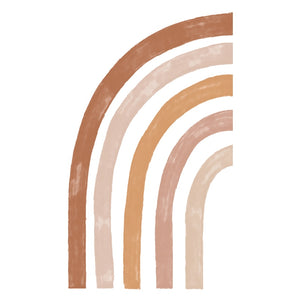 Bohemian Wall Decal Large Half Rainbow