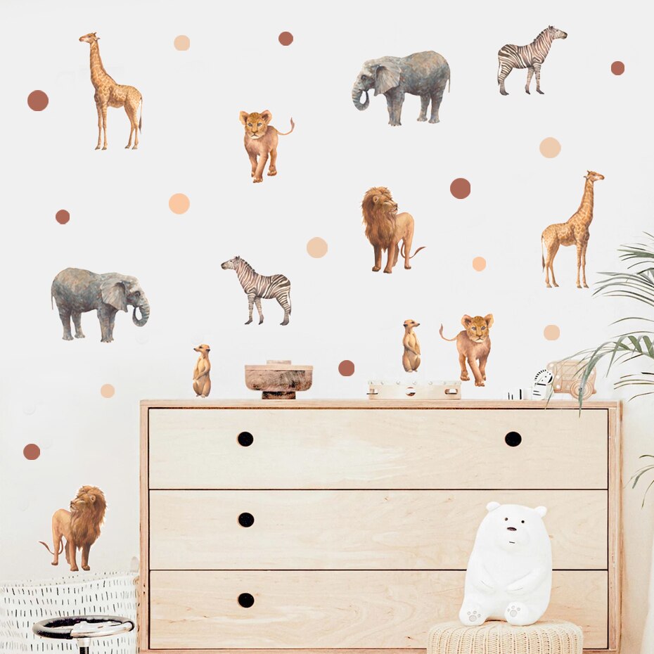 Wall Decals African Wild Animals