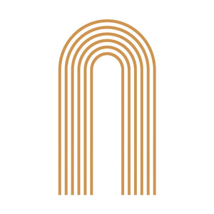 Bohemia Wall Decal Large Arch Rainbow