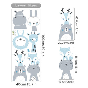 Cartoon Cute Animals Wall Decals