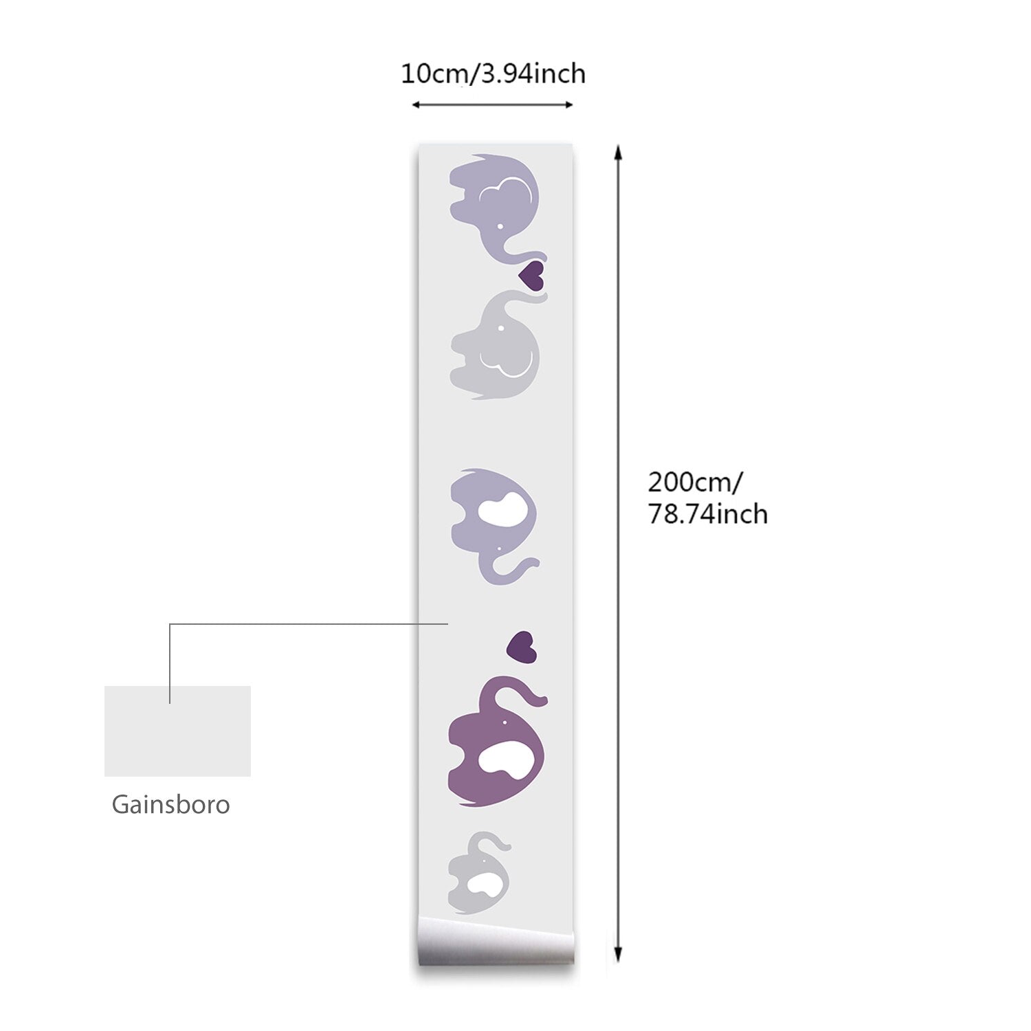 Border Cartoon Style Wall Decals