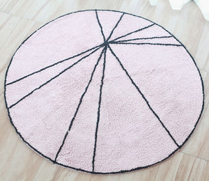 Nordic Cute Soft Round Rug