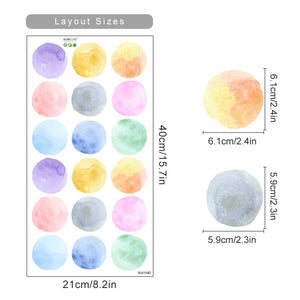 Nursery Polka Dots Colorful Wall Decals