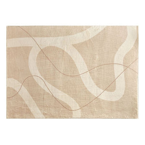 Nordic Fluffy Are Rug Stripe Path