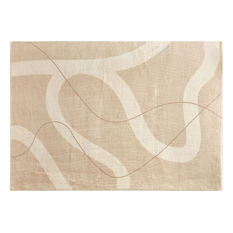 Nordic Fluffy Are Rug Stripe Path
