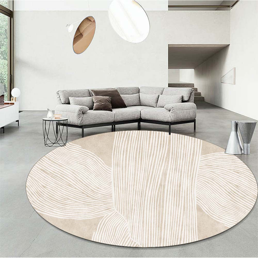 Modern Style Area Round Rug