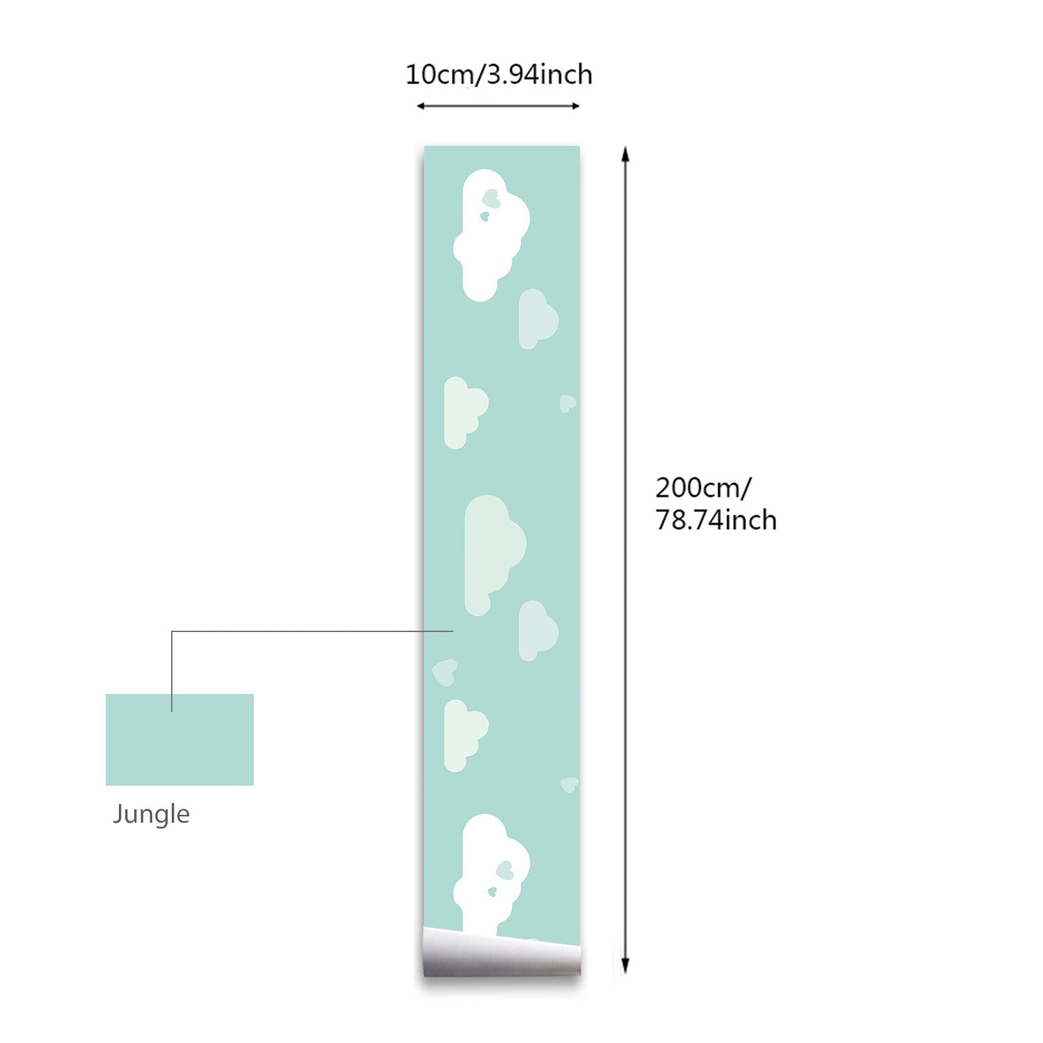 Border Cartoon Style Wall Decals