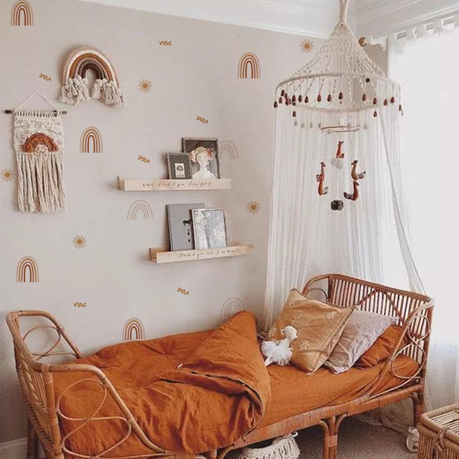 Pattern Wall Decals Rainbow Styles