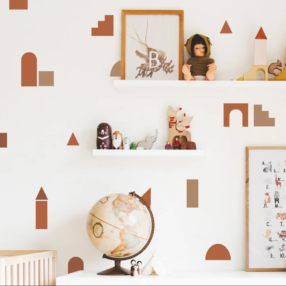 Boho Wall Decals Geometric Abstract