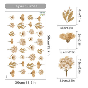 Floral Wall Decals Spring Flowers