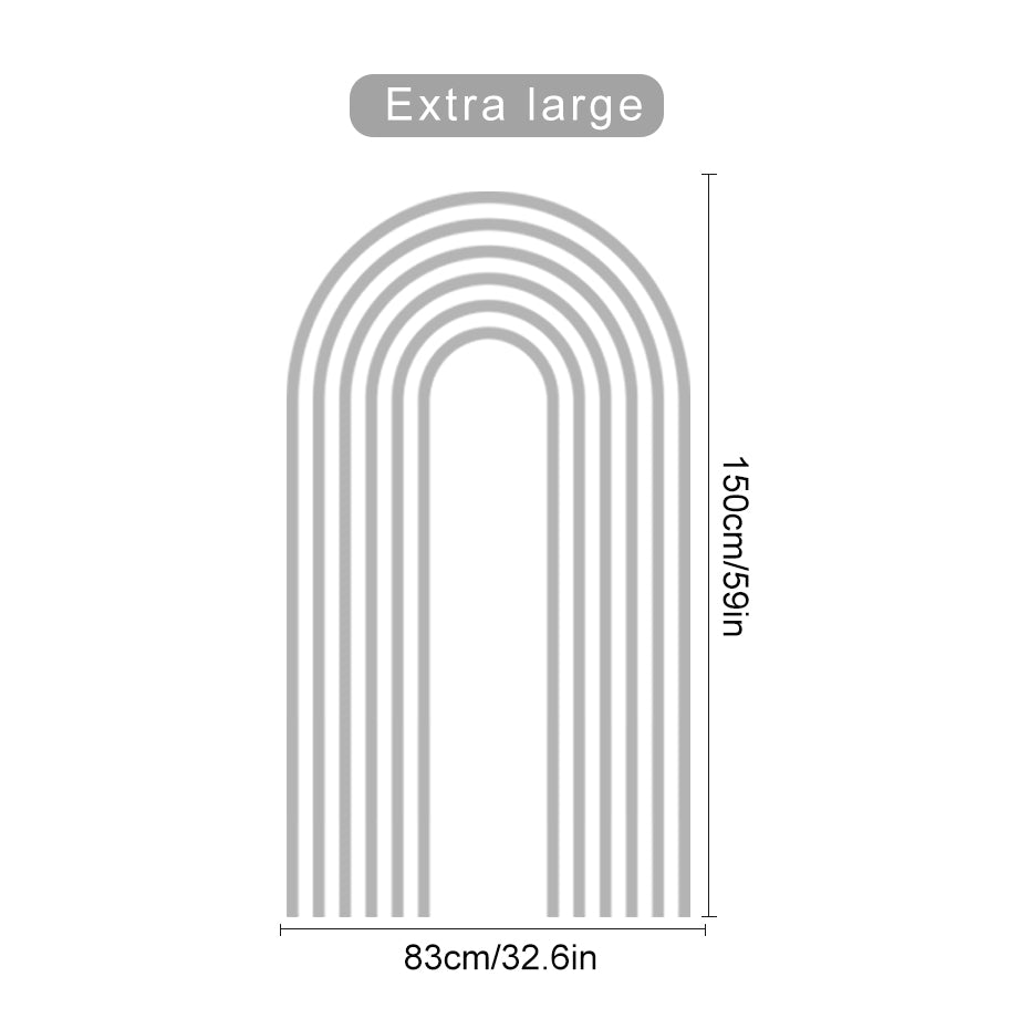 Bohemia Wall Decal Large Arch Rainbow