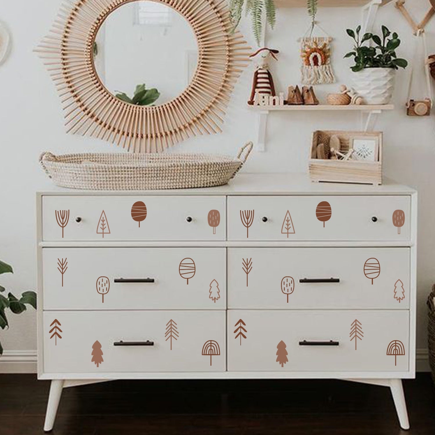 Pattern Wall Decals Polka Dot Styles