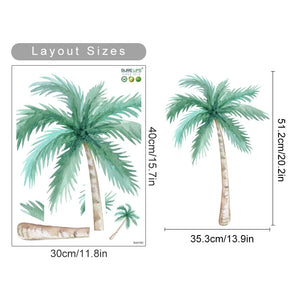 Nursery Wall Decals Plants Cute African Animals