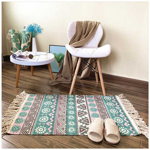 Soft Tassel Cotton Area Rug
