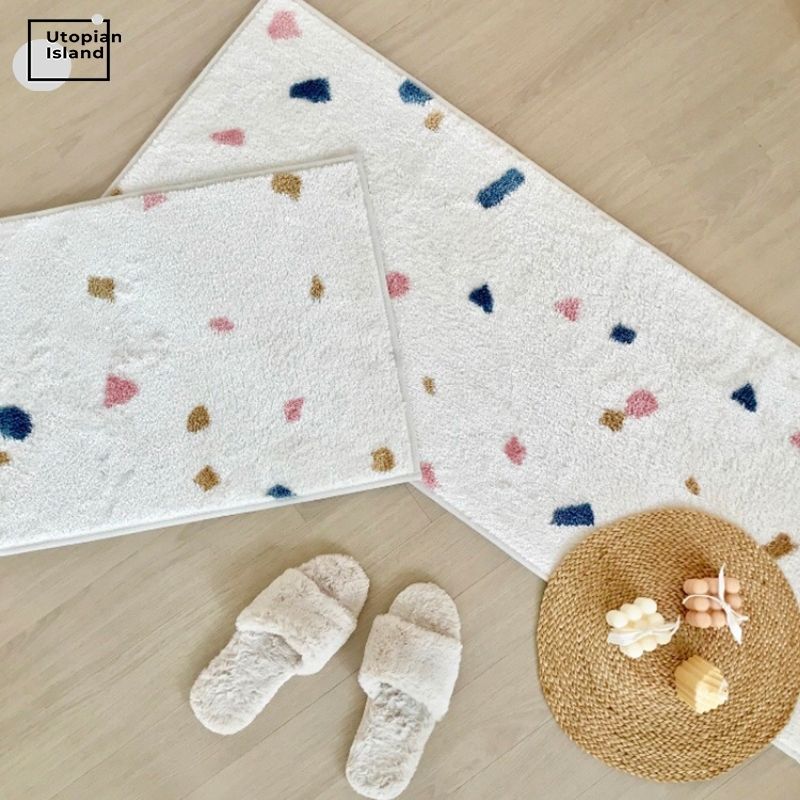 Pattern Area Rug Little Shapes