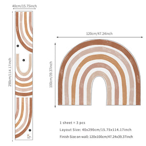 Boho Large Rainbow Wall Decal