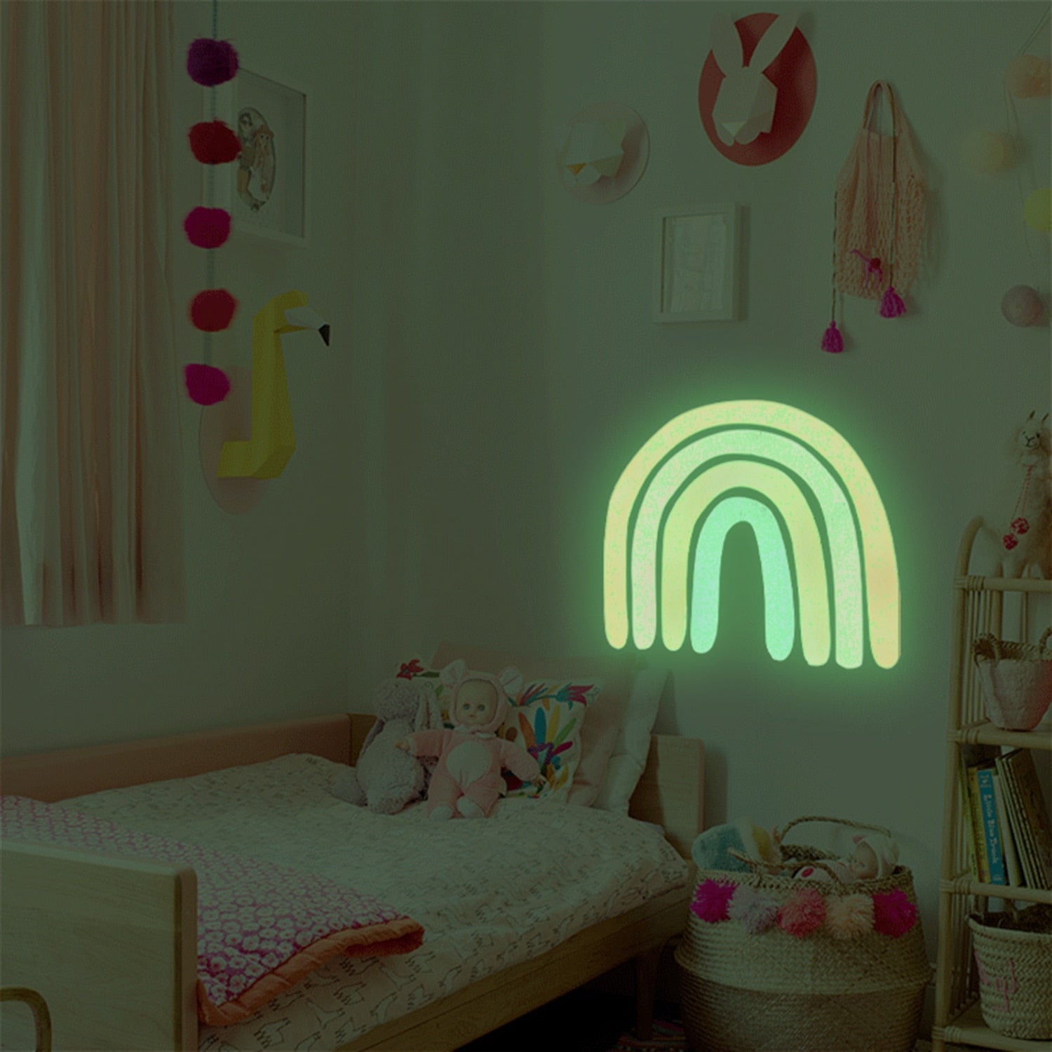 Rainbows Glow In The Dark Wall Decal