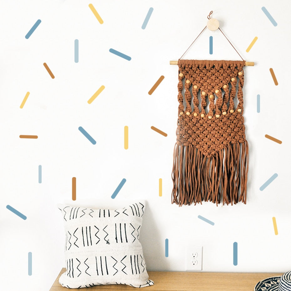 Nursery Wall Decals Colourful Sprinkles