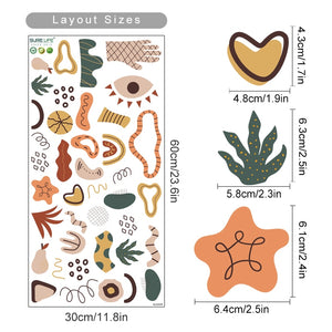 Nursery Wall Decals Abstract Geometric Shapes