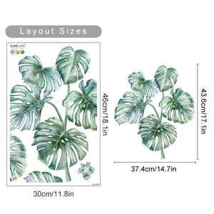 Nursery Wall Decals Plants Cute African Animals